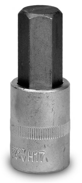 Bit-Einsatz für Innensechskant (Innen-6-kant) Schrauben - Antrieb 12.5 mm (1/2"), 16 mm