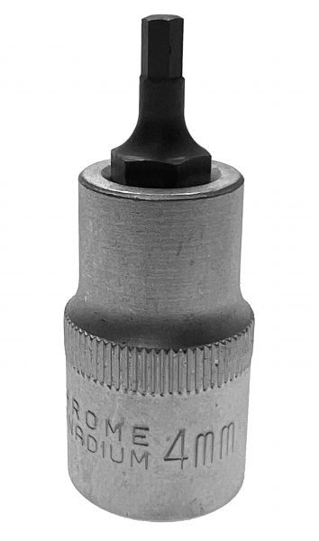 Steckschlüssel-Einsatz für Innensechskant-Schrauben, 4 mm